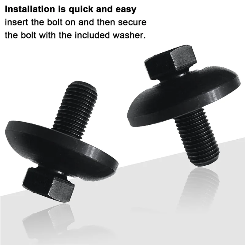 ABDJ-pièces de tondeuse à gazon 4 pièces boulon de lame et rondelle pour tondeuse artisanale/boulon de lame de tracteur avec rondelle à ventouses 532193003