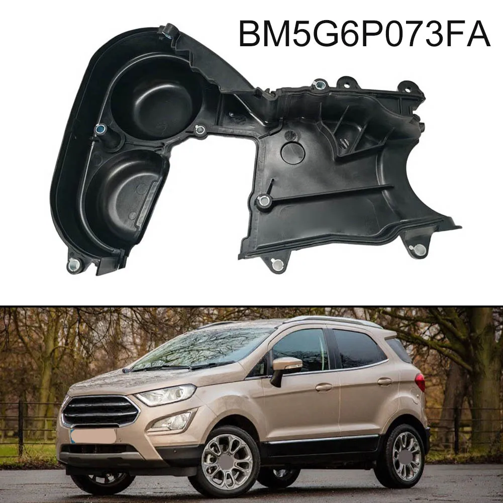 Front Engine Cover Timing Belt Cover Black Finish Cover Anti-Aging Properties Pressure Resistant For Engine Repair