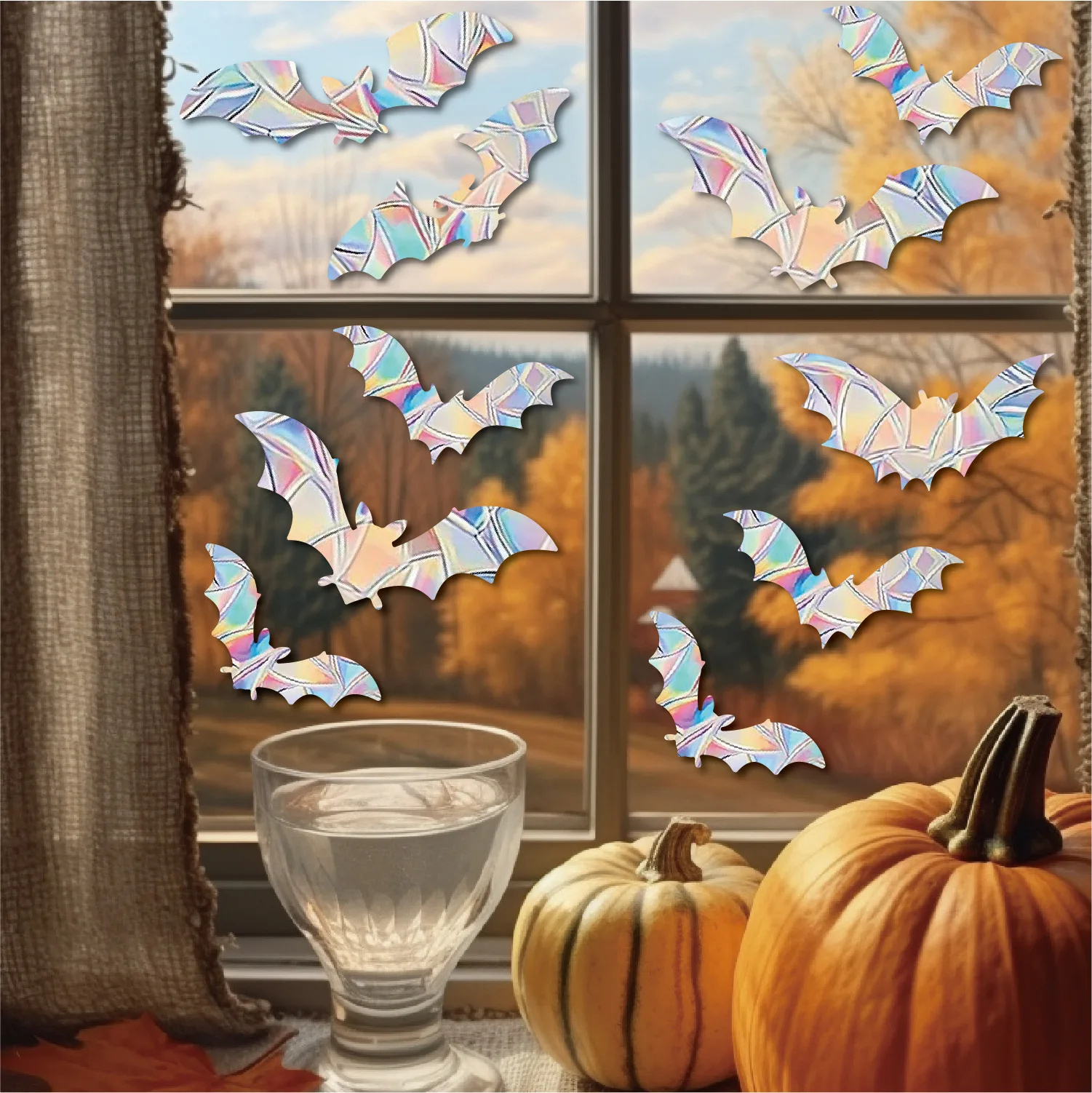 3D Window Film with Charming Pictures, Decorate Room, Multiple Options to Choose