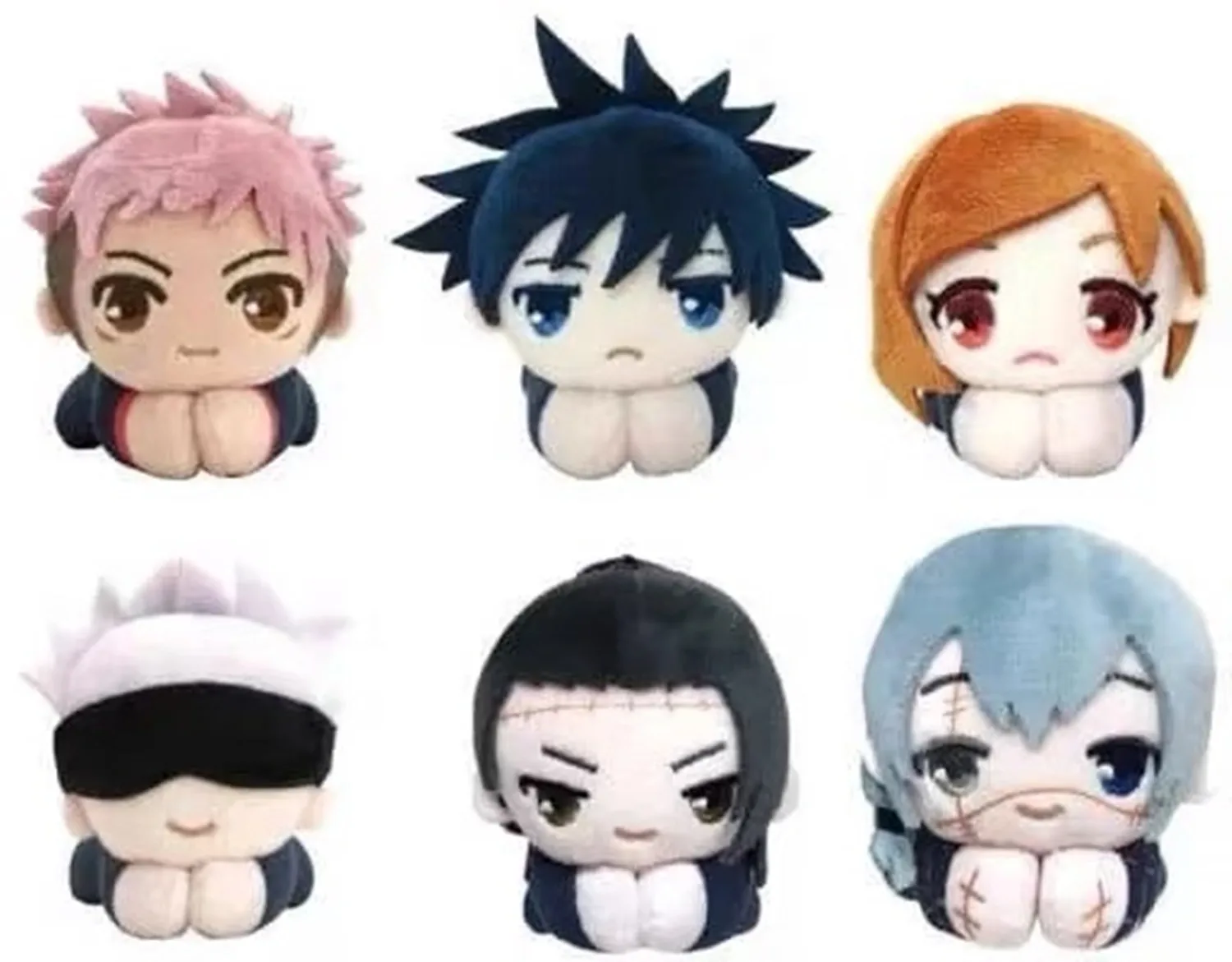 Anime Yuji Itador Megumi Fushiguro Zenin Mahito Goji Geto Plush Key Chains Kids Stuffed Toys Small Pendant For Children 9CM