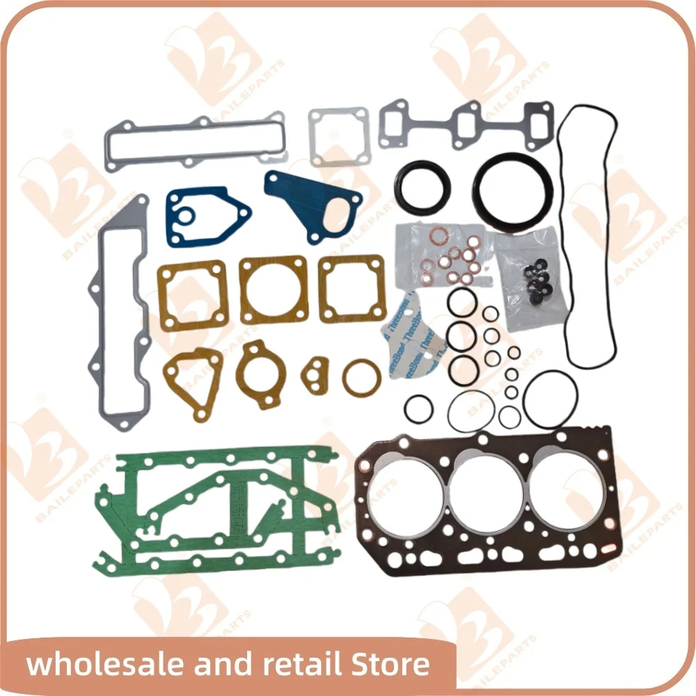 

For Komatsu 3D84-2 Full Gasket Kit Set Engine Forklift or Cylinder Head Gasket Overhaul Rebuild Kit Engine Spare Parts
