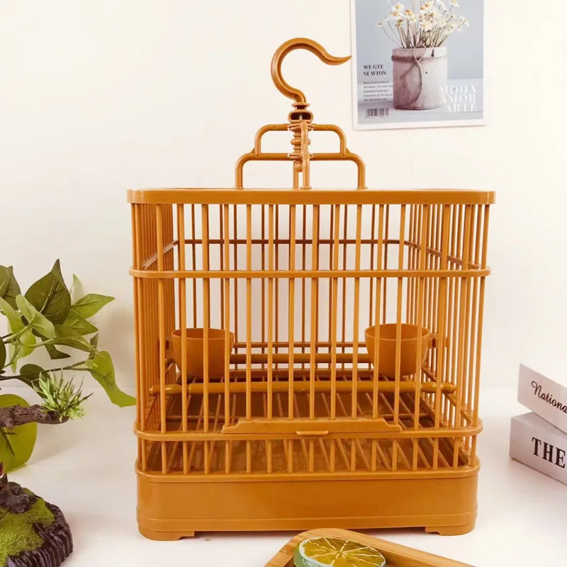 

Plastic combination pet cage display cage Square white-eyed bird parrot bird cage