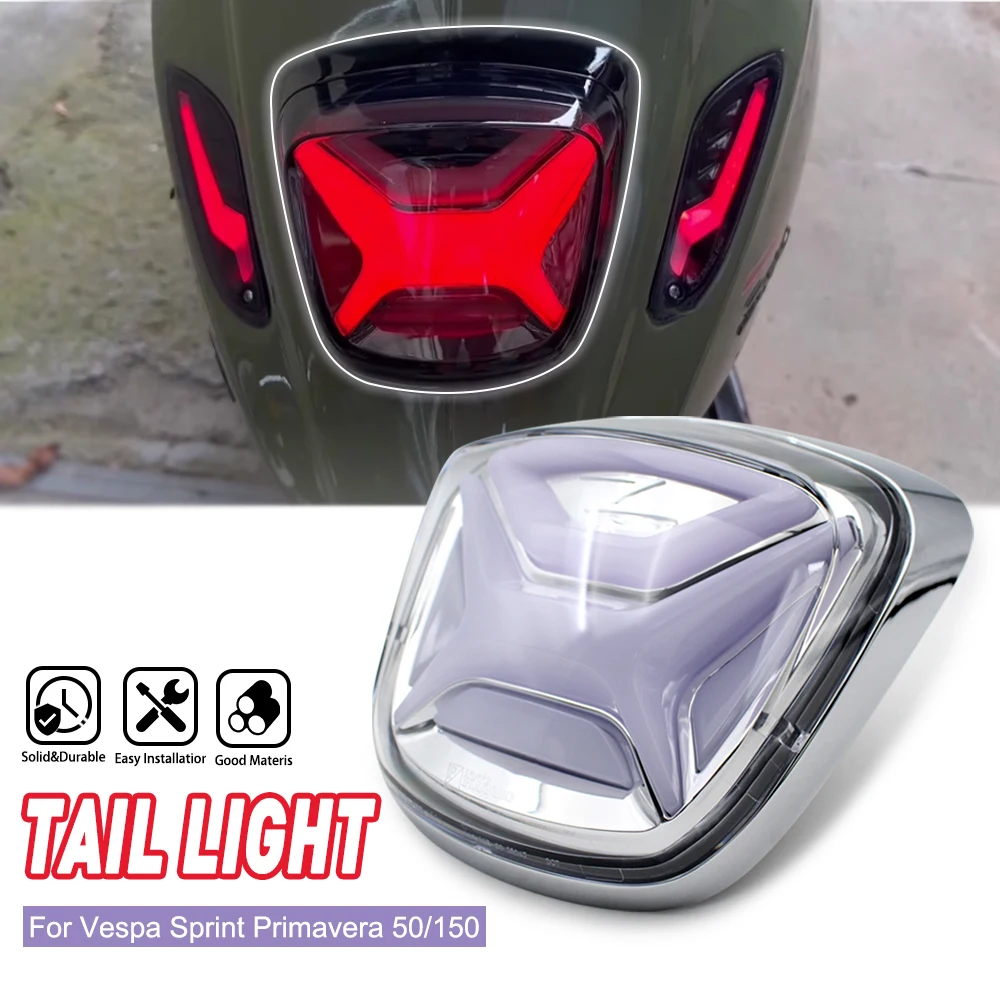 

Genuine Sequential Indicator Turn Stop Brake Function Tail Light for Vespa Sprint Primavera