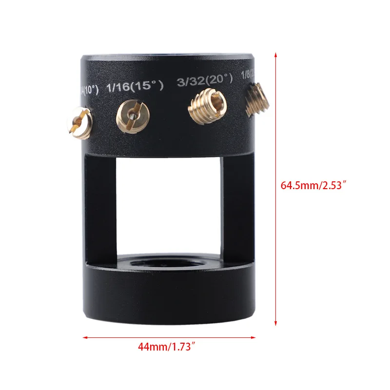 Tungsten Electrode Grinder TIG Welding Tools Multi-angle And Offset Horizontal Holes With Cutoff Slots, Electrode Grinding Tool