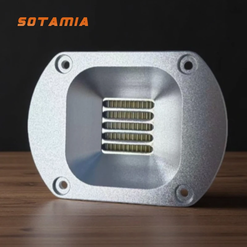 

SOTAMIA 2 шт. 74 мм пневматические высокочастотные динамики из алюминиевого сплава, аудиофильские, с ременным приводом, Bluetooth-колонка