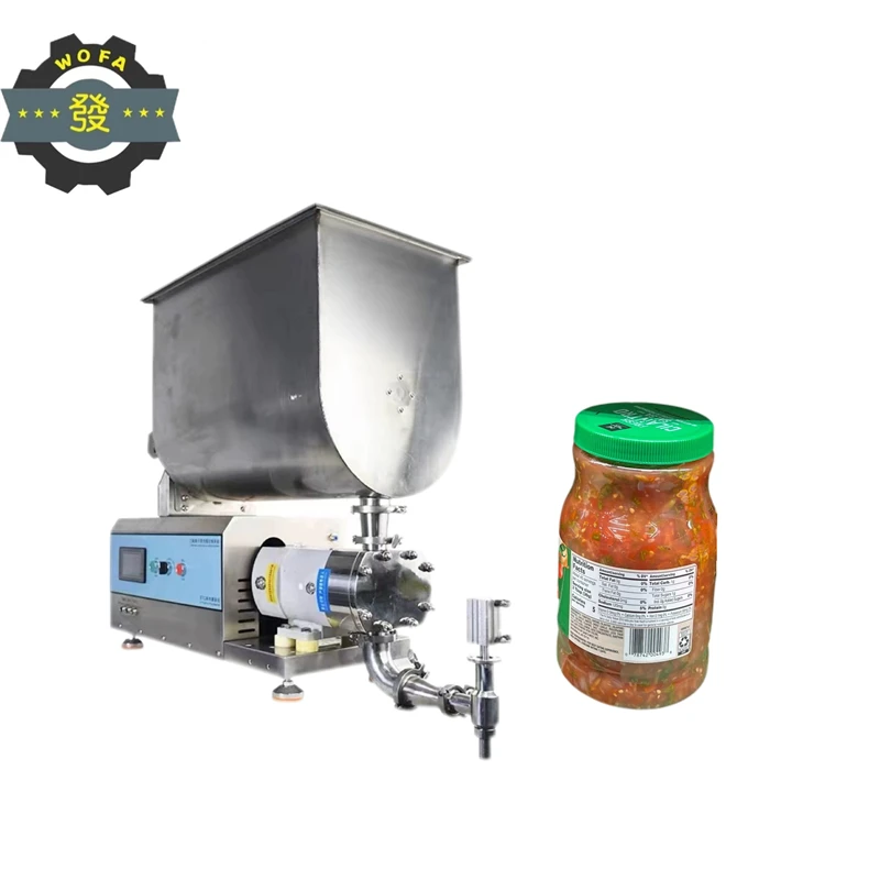 JIAHE STG-3 Rotor Pump Honey Chocolate Peanut Butter Filling Machine/servo Motor Viscous Lotion Paste Filling Machine