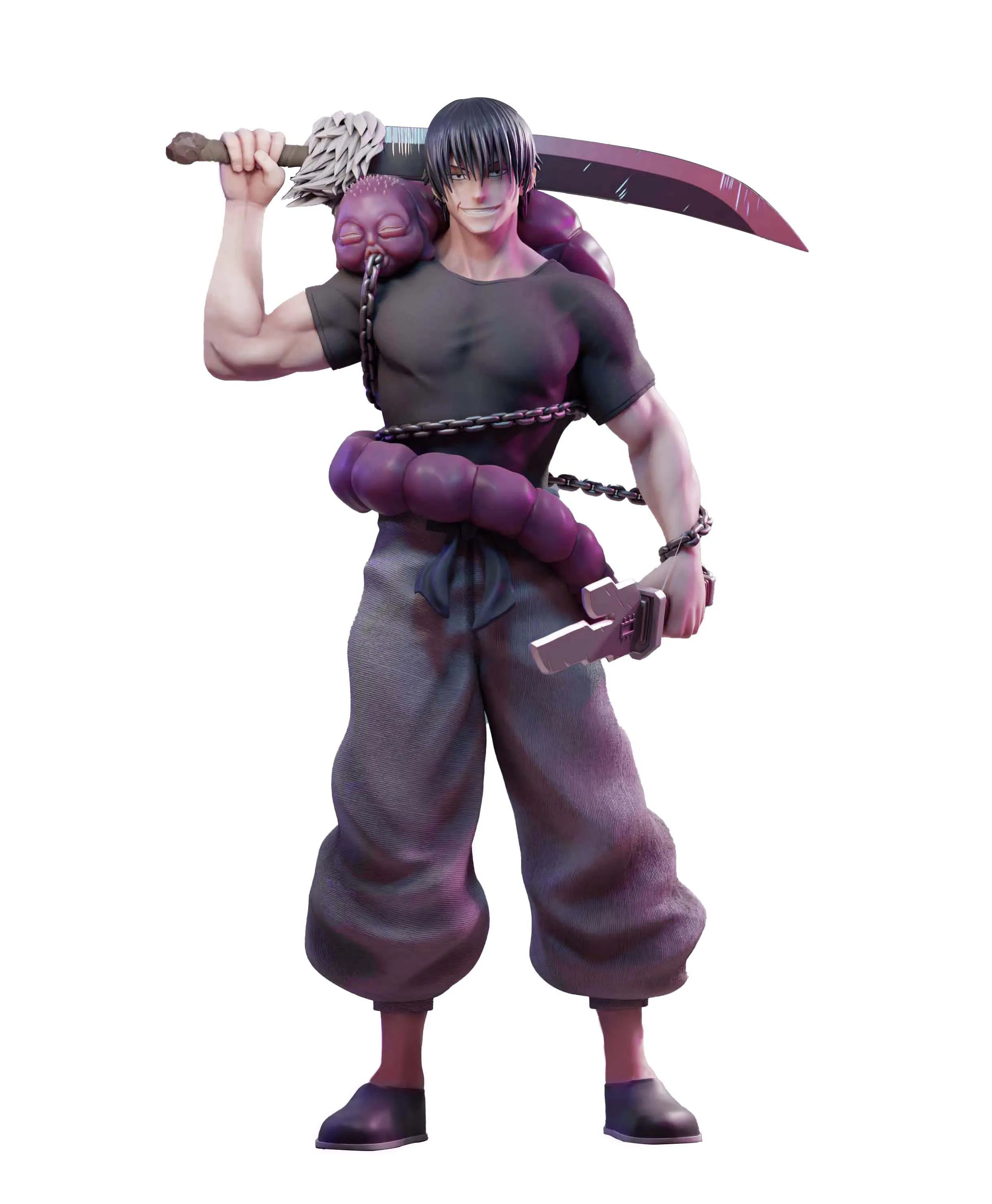 

JJK Anime Fushiguro Toji figure Fushiguro Toji action figures Fushiguro Toji figurine Doll PVC Model Toy Collection Statue Gifts