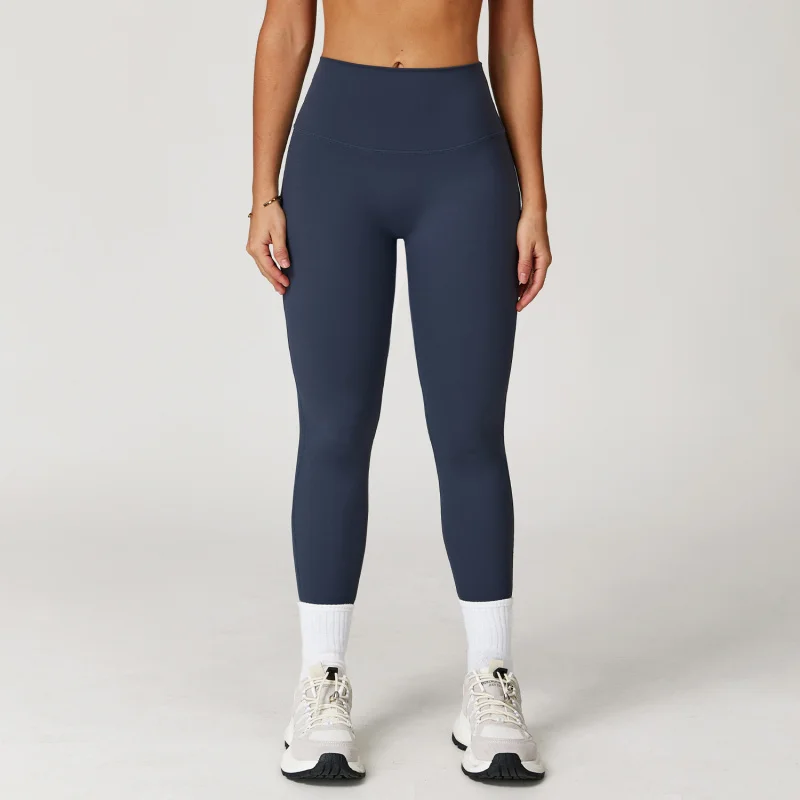 BIANHUI Nude Feel Yoga Trousers High Waist Hip Lift Slim Skinny Pants Sportswear Woman Gym Fitness Running Workout Leggings