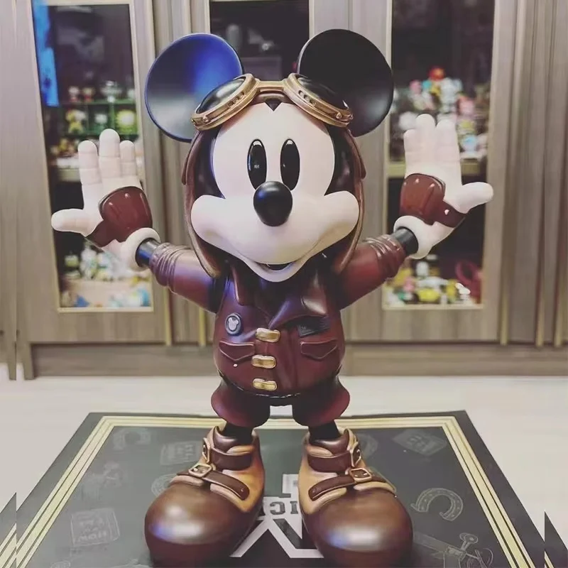 30cm High Quality Minnie Mickey Mouse Action Figure Resin Statue Collection Dolls Fashion Model Desktop Decoration Living Room