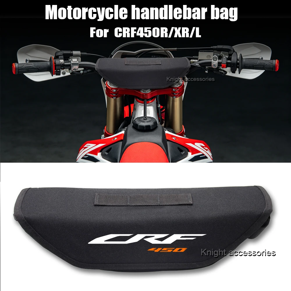 

Universal Motorcycle Handlebar Bag For CRF450L / R Adventure Travel Tool Pouch For CRF450R CRF450SR Handlebar Storage Bag