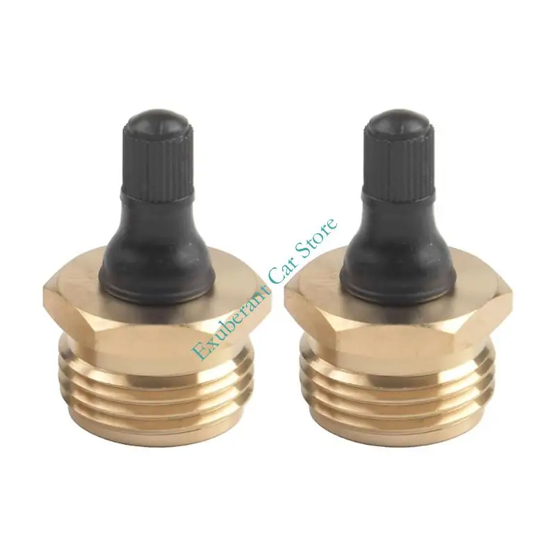 H3CE Winterize Blow Out Plug Adapter for Water Pipes Brass Construction Provide Robust Defense Against Winter Freeze Damage