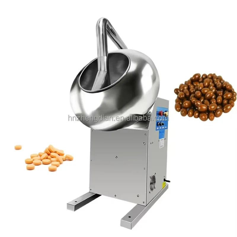 Commercial Industrial Nut Almond Peanut Sugar Coating Machine /Candy Chocolate Making Machine