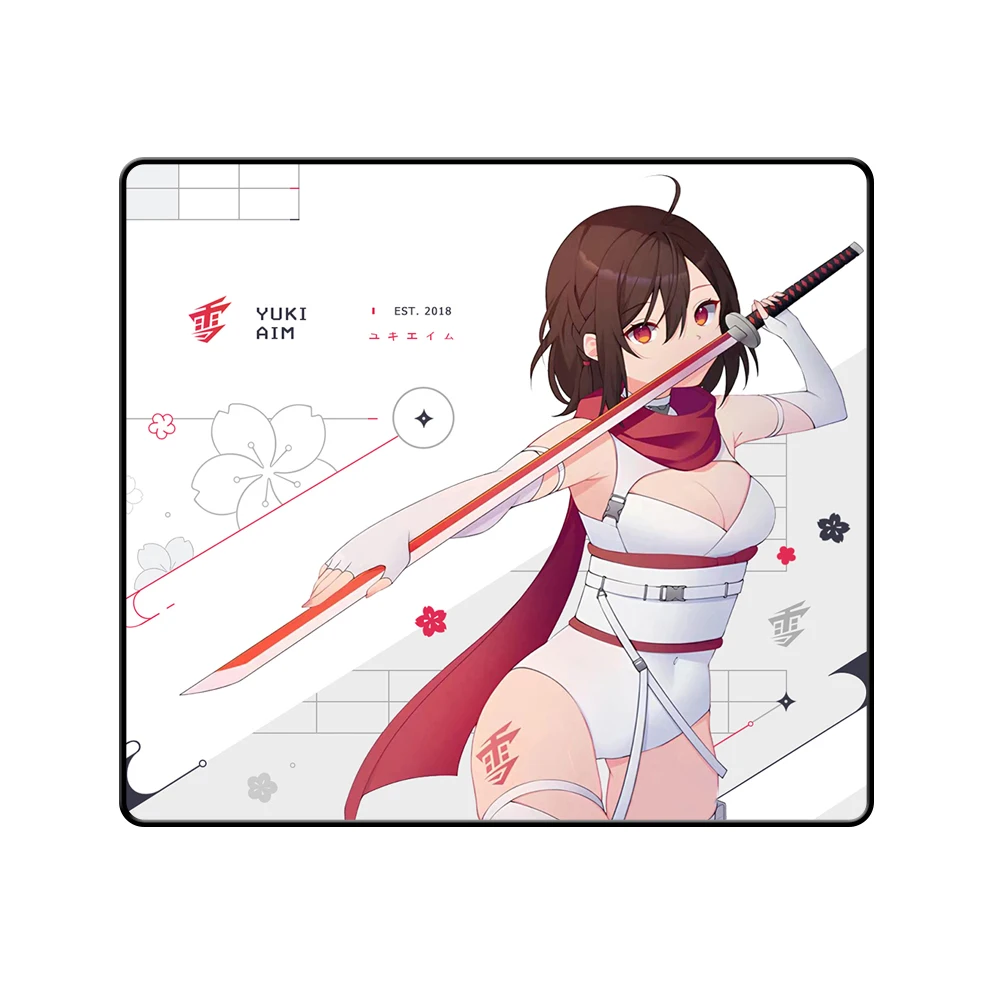 Imagem -02 - Yuki Aim 2023 Katana Gaming Mouse Pad Equilíbrio Fps Mousepad Gamer Antiderrapante Borracha Premium Mouse Pad xl Profissional Mouse Pads