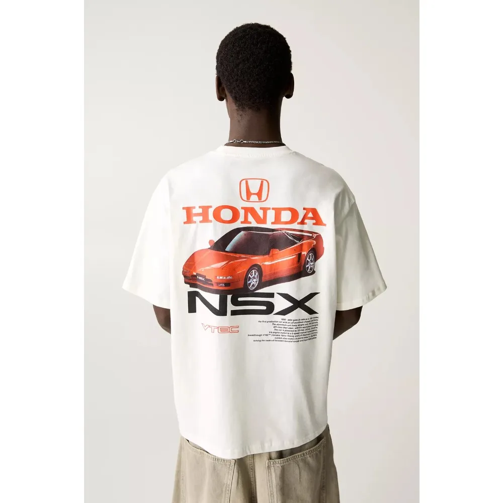 

Мужская и женская футболка Honda, летние хлопковые рубашки с короткими рукавами, весенне-осенний мотоциклетный внедорожный модный универсальный топ