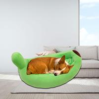 Banana Shape Dog Bed Washable Warming Pet Supplies Indoor Small Cat Dog House Cozy and Soft Pet Bed for Puppy Dogs Kitten Cats