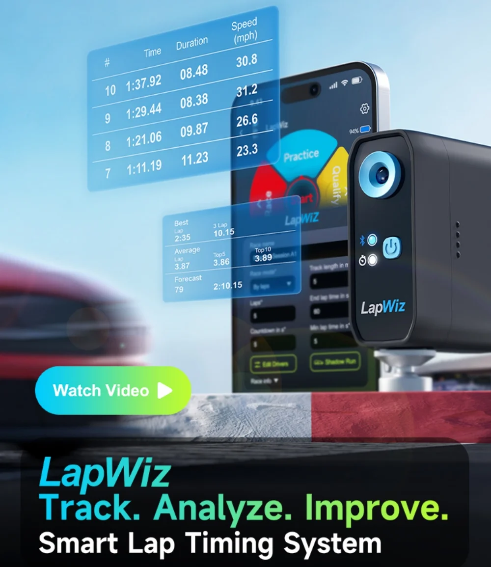 SKYRC LapWiz Professioneller IR RC Lap-Timer mit Multi-Car-ID-Management, Screen-Cast, Sprachansage und OTA-Upgrade für Mini-Z 1/10 RC-Rennen – Detail 1