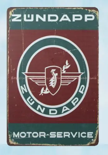 Zundapp Motor-Service metal tin sign home garden decoration