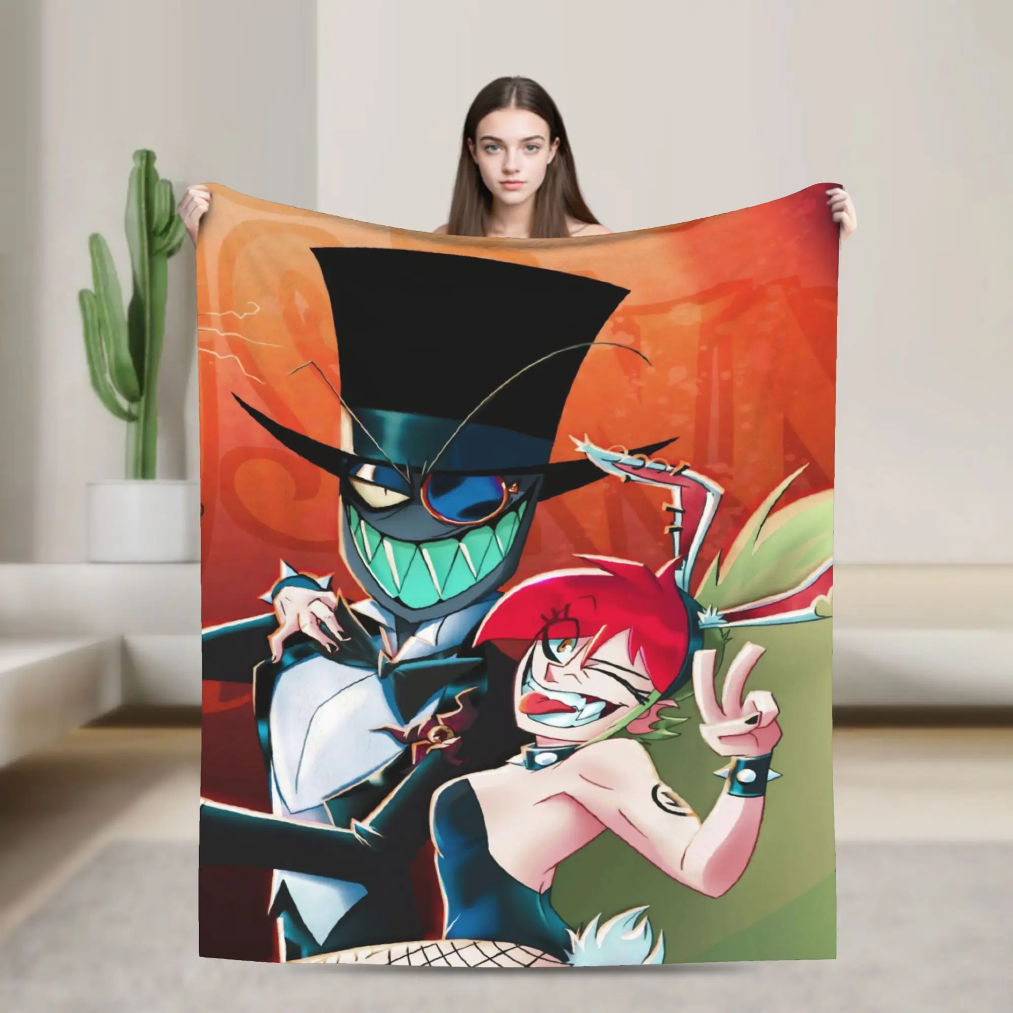 Villainous Comdy Blankets Flannel  Cozy Soft Throw Blankets for Home Quilt