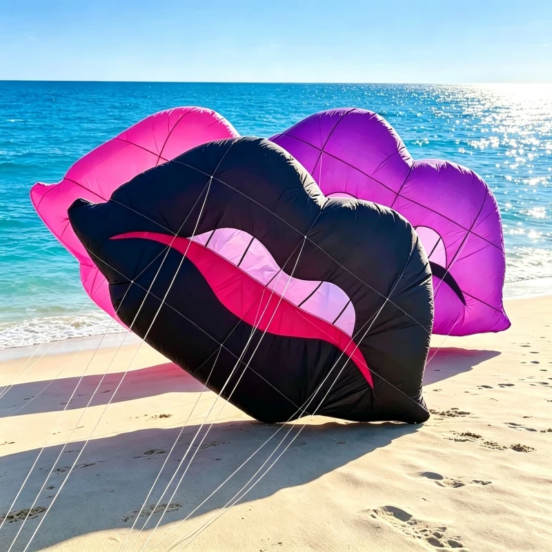 Lips kites Inflatable kites pendant soft kites nylon fabric giant kites for adults kites line parachute kite factory pipa linha