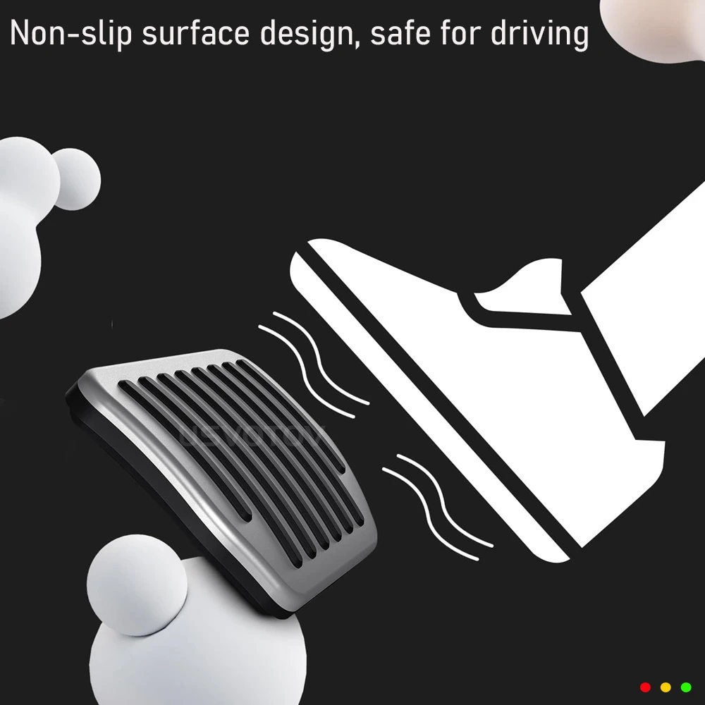 USVOTOV الأداء وسادة دواسة القدم ل تسلا نموذج 3 Y العرعر دواسات القدم غطاء استبدال عدم الانزلاق حامي اكسسوارات الكسوة #6