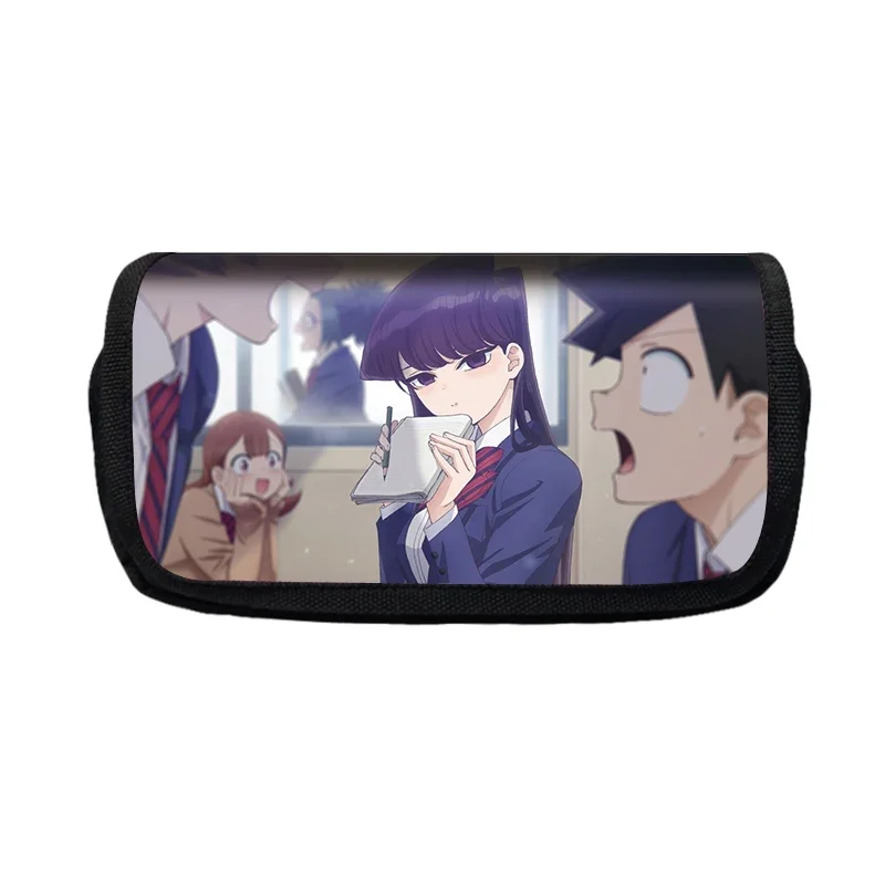 Anime Komi Cant Communicate Cosmetic Case Shoko Komi Shoko Tadano Hitohit Stationary Bag School Teenager Supplies Pencil Box