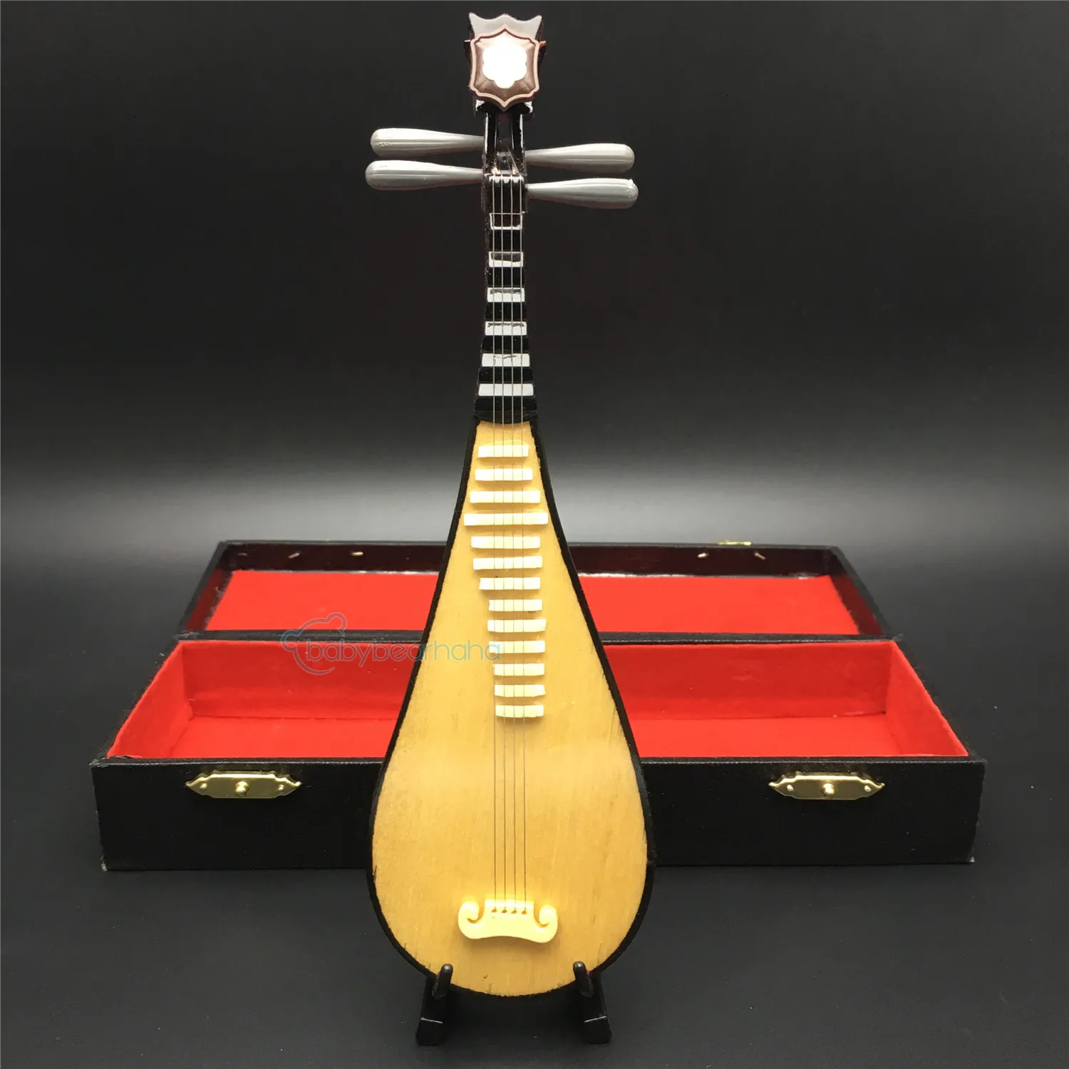 

1/6 Musical instrument Series - 20CM Wood Pipa Model For 12'' Action figure