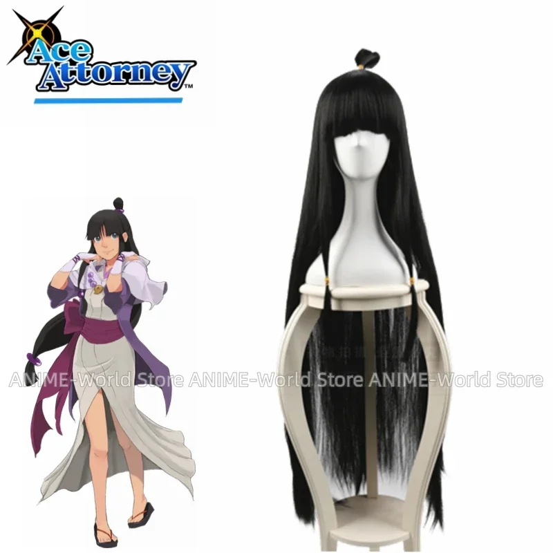 New Style Phoenix Wright Ace Attorney Maya Fey Cosplay Costume Wig Adult Halloween Suit