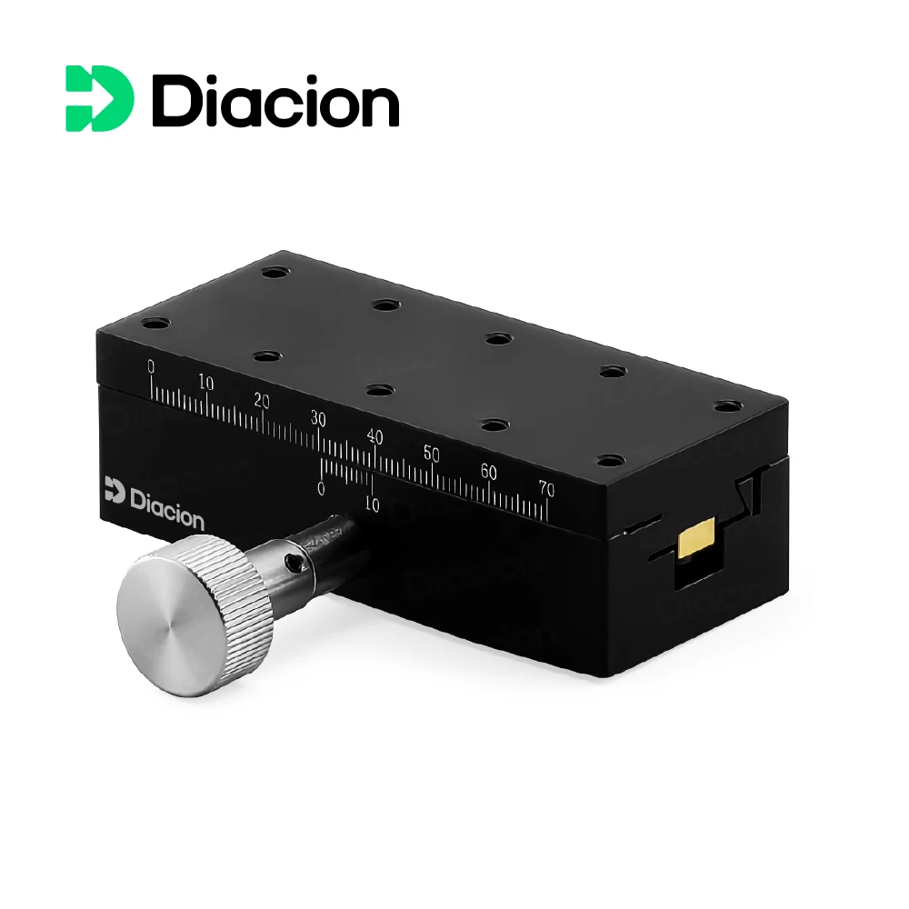 Diacion WLX40-90-N X-Axis Standard Dovetail Stage Aluminum Alloy 30mm Travel Distance Manual Align Lab Testing 1 Year