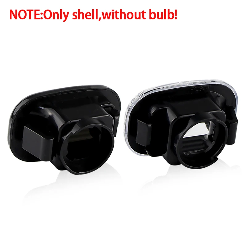 2PCS Turn Signal Housings For Toyota Corolla E10/E11/E12 Celica T23 1993-2006 Avensis M20 2001-2009 Side Marker Shells no bulbs view 5