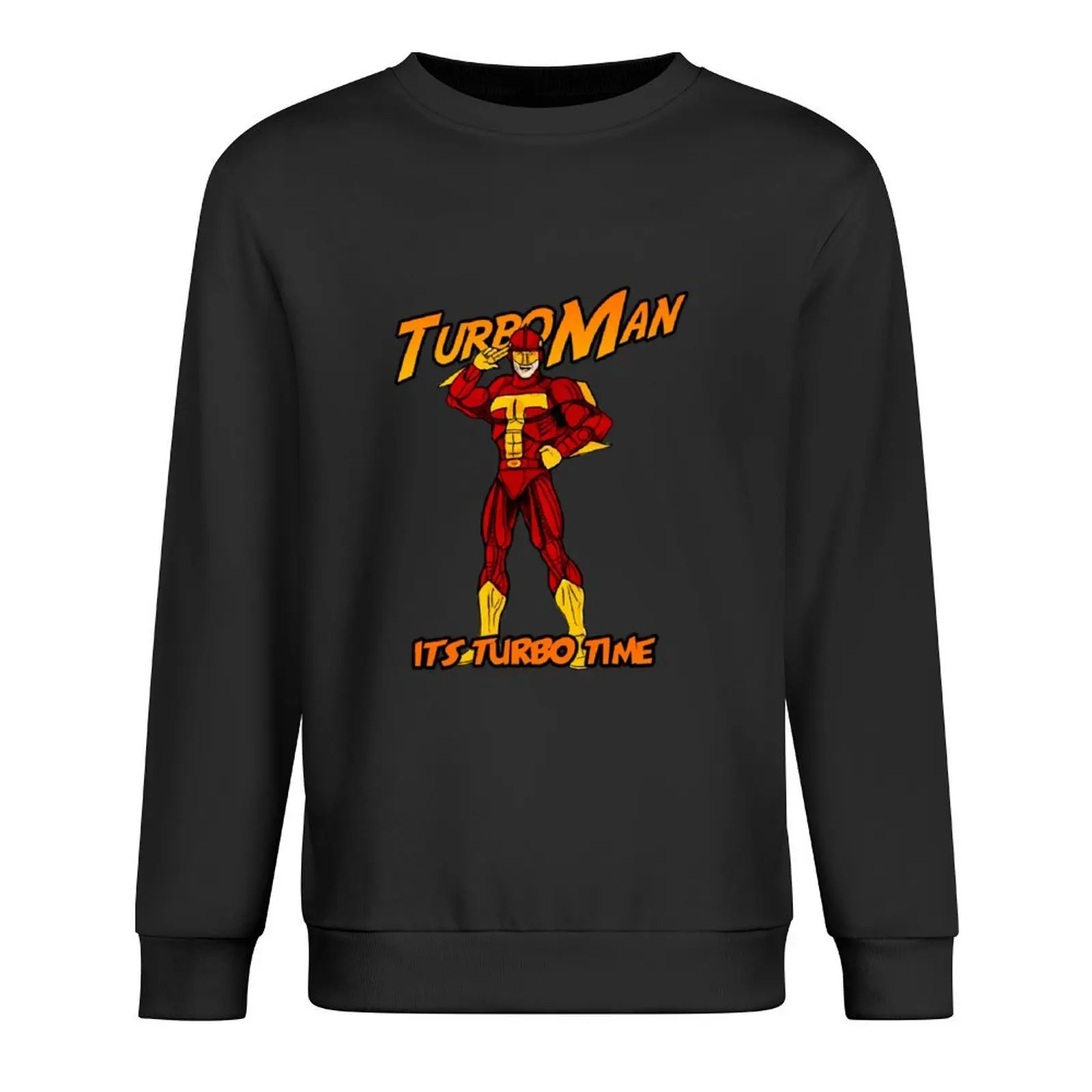 

Turbo Man Pullover autumn mens clothes male clothes aesthetic clothing hooded sweatshirt