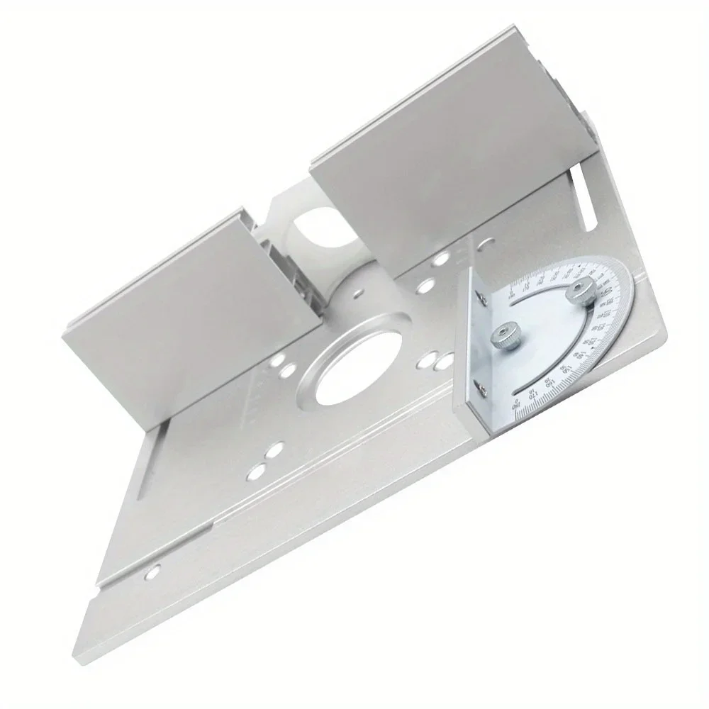 Multifunktionale Aluminium-Frästisch-Einsatzplatte, Holzbearbeitung, elektrische Holzfräse, Klappplatte für Werkbänke, Fräsplatte – Detail 5