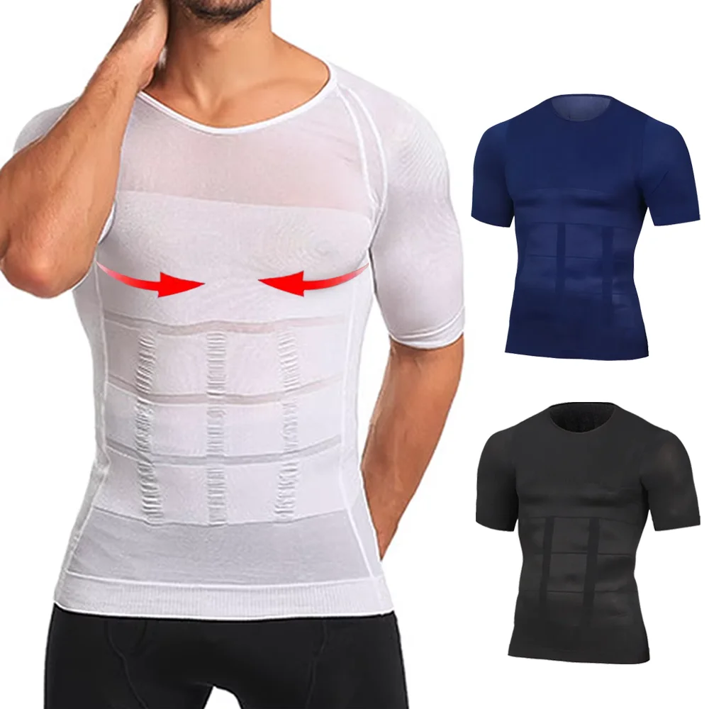 Männer Fitness Kleidung Kurzen Ärmeln Abnehmen Shirts Gym Bodybuilding Fitness Muskel T-shirt Herren Workout T Tops Basis Schicht Tank