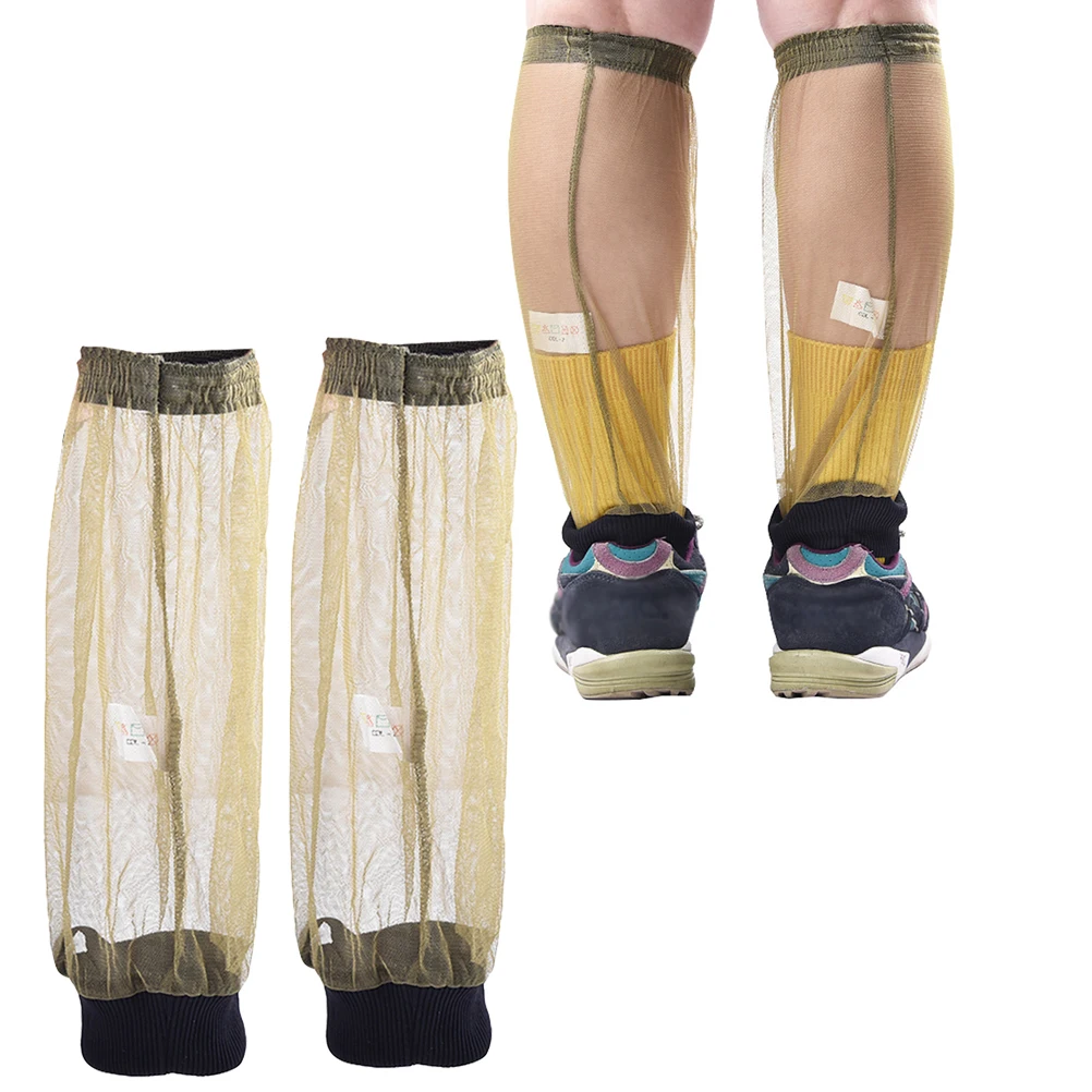 

2 Pairs -bite Pants Leg Cover Feet Netting Protector Foot Hiking