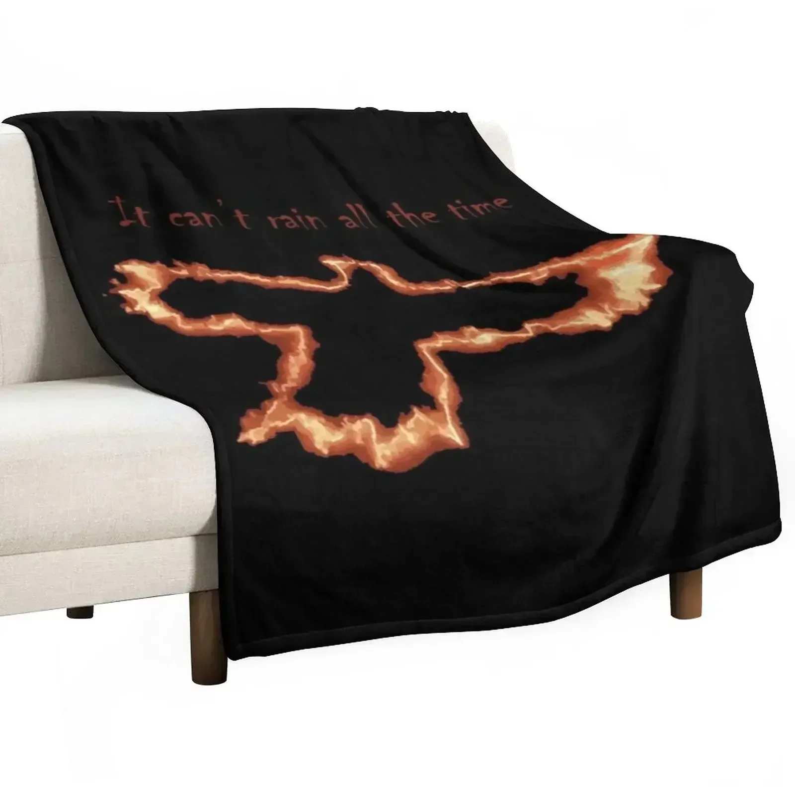 New it can't rain all the time Throw Blanket Luxury Throw halloween Blankets