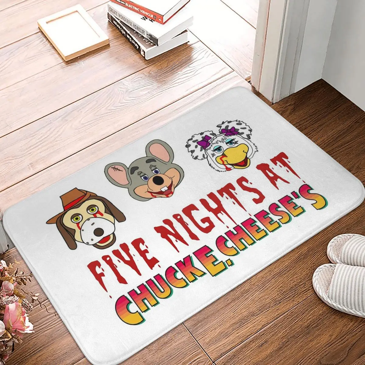 Five Nights At Chuck E Cheese Non-slip Doormat Floor Mat Durable Carpet Rug for Kitchen Entrance Home Bedroom Footpad Mats