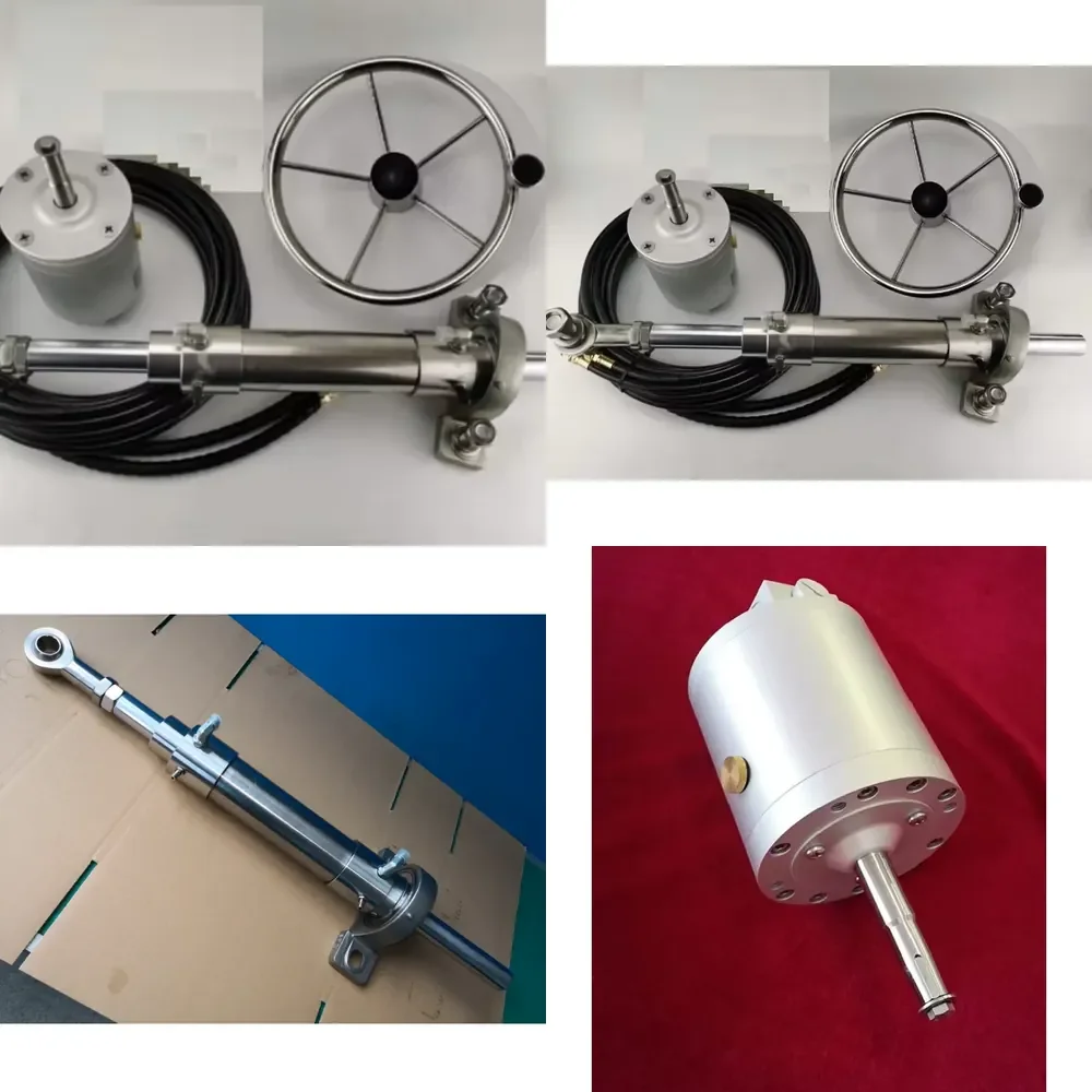 【Aftermarket High Quality】 Hydraulic Inboard 600HP CXSS600 Engine Steering System Cylinder/Pump/Tube Stainless Steel