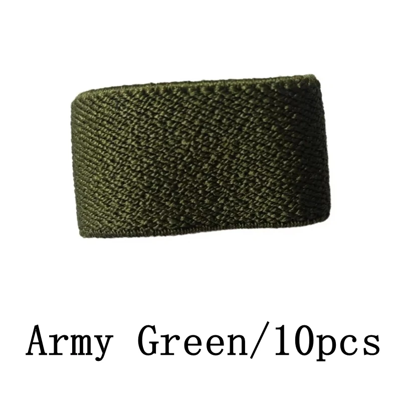 10 Pcs Elastic Belt Loop Keepers, Nylon Holders