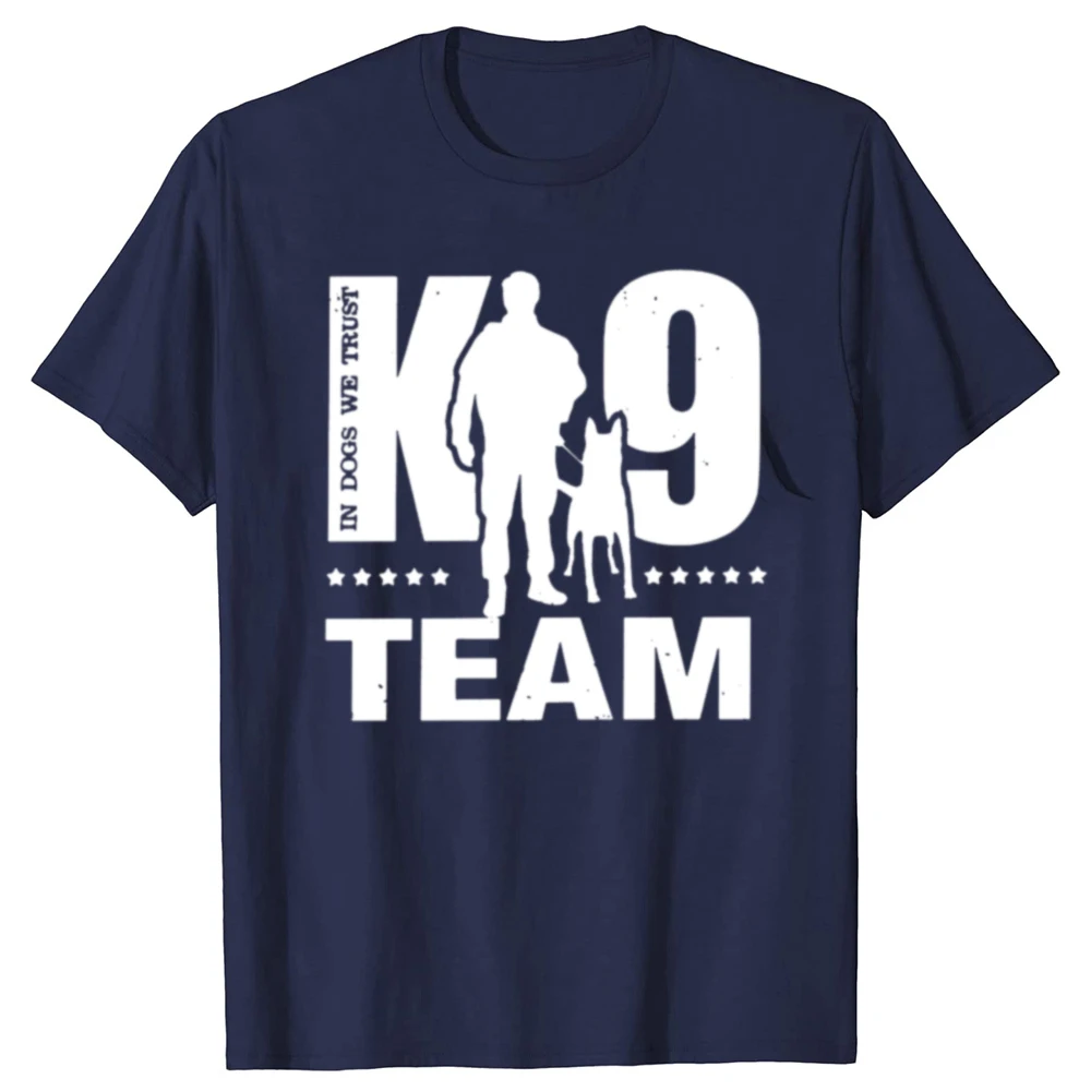 Funny K9 Team K9 Unit Malinois T Shirts Graphic Cotton Streetwear Short Sleeve Birthday Gifts Summer Belgian Dog T-shirt Men