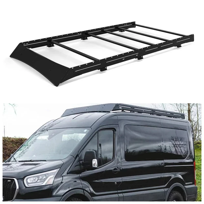 New Stainless Steel And Aluminum Auto Box For Transit Van Low Pro Roof Rack