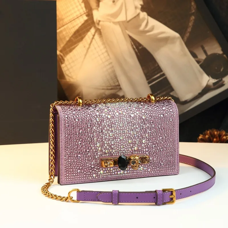 

Элегантная красная сумка-клатч с бриллиантами для женщин, роскошная свадебная сумка на заказ, на плечо, через плечо, на цепочке, подмышечная сумка