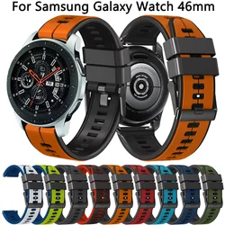 22mm Silicone Strap Bracelet For Samsung Galaxy Watch 46mm Replacement Band For Samsung Watch 3 45mm Gear S3 Classic Frontier