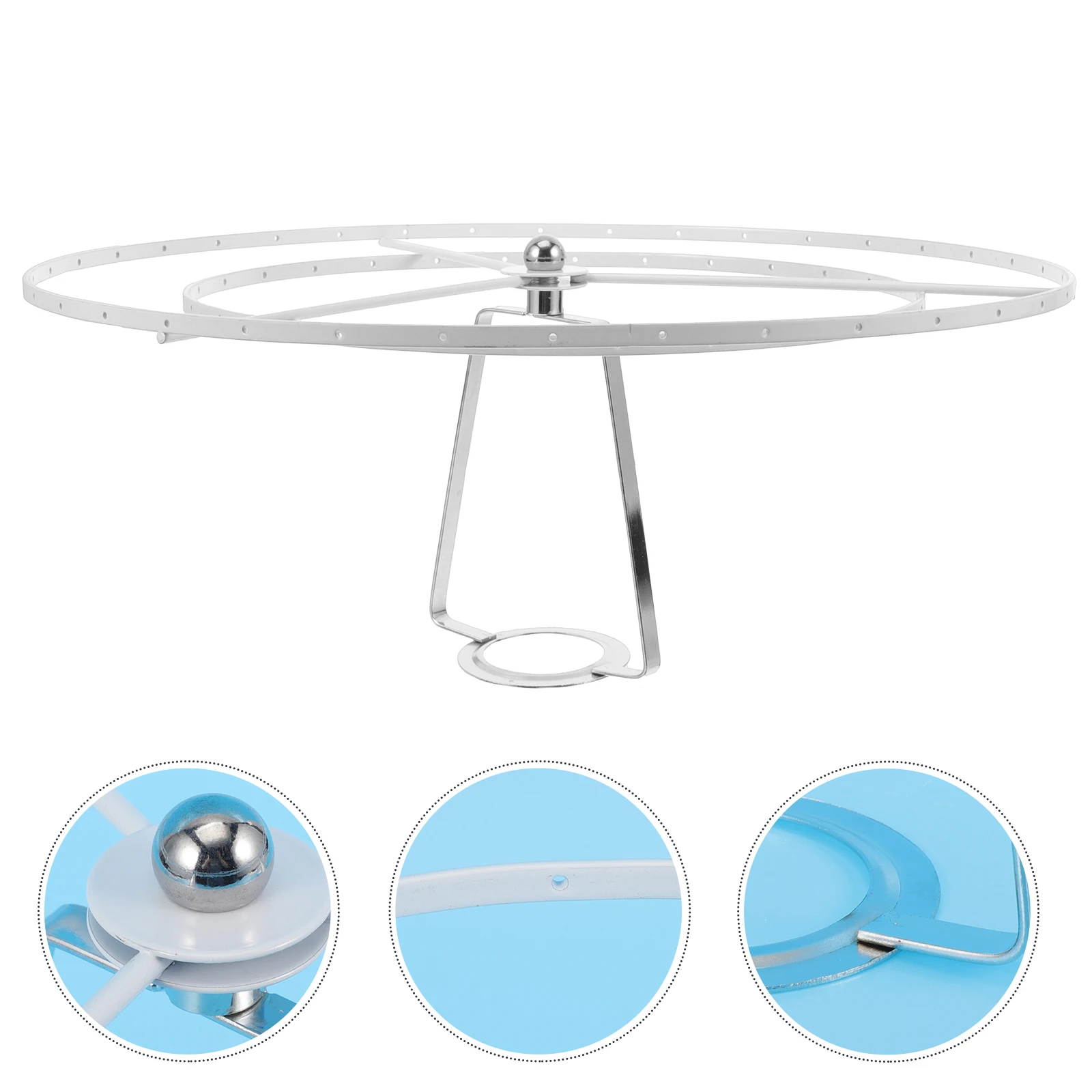 

1 Set Vintage Metal Lampshade Frame Chandelier Rack Ceiling Light Ring Support Diy Pendant Frames Large Lamp Shades Frame Solid