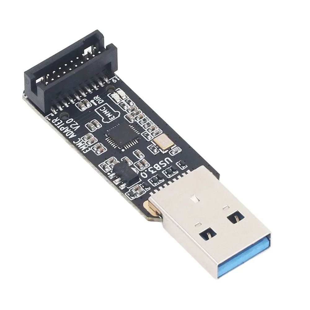 USB 3.0 Interface EMMC Adapter TF Card Support V2 Version Card Reader Module Plug And Play Memory Card Reader Module