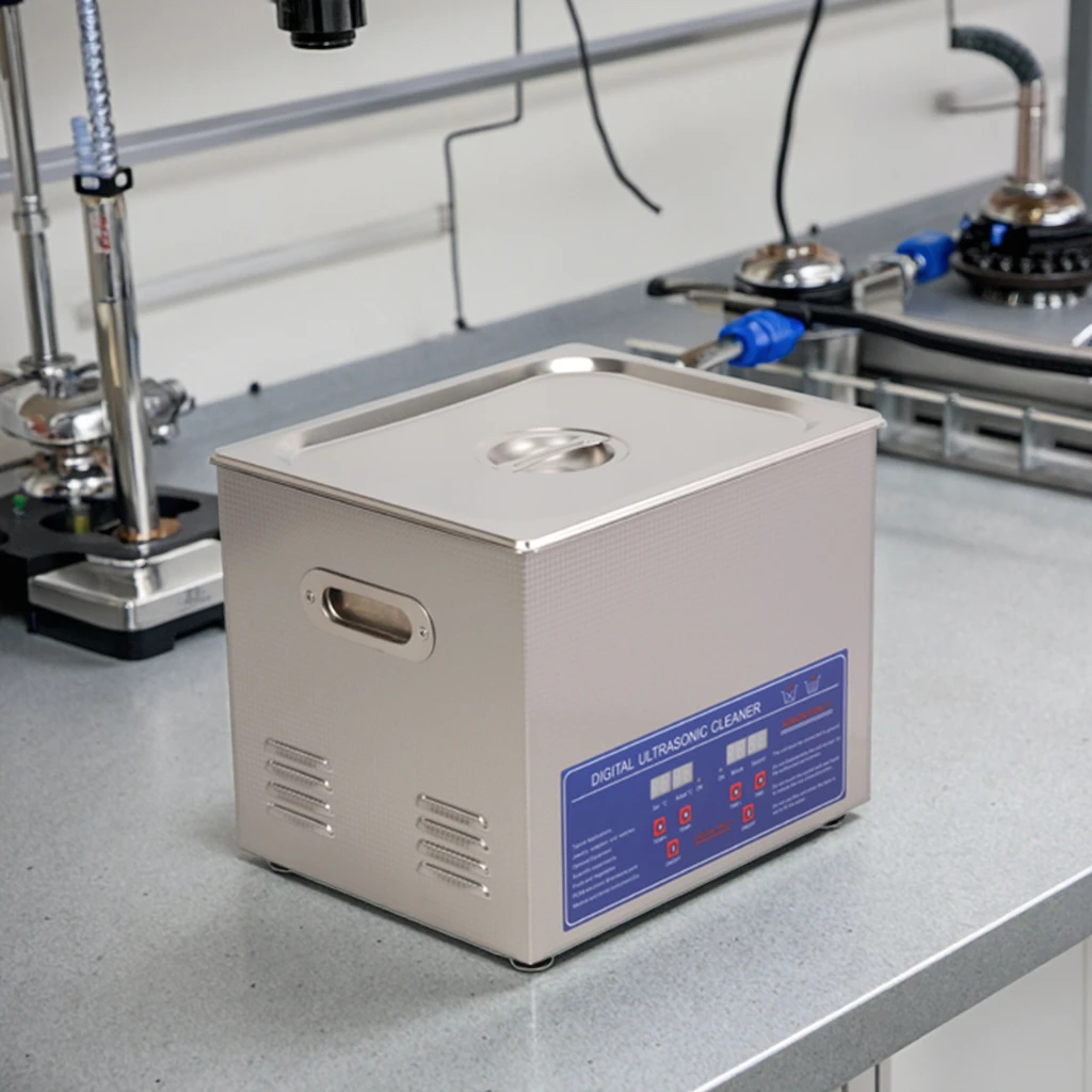 10L Digital Ultrasonic Cleaner and Parts Washer Machine Electric Fuel New Condition Retainer Glasses Ultrasound Cleaning