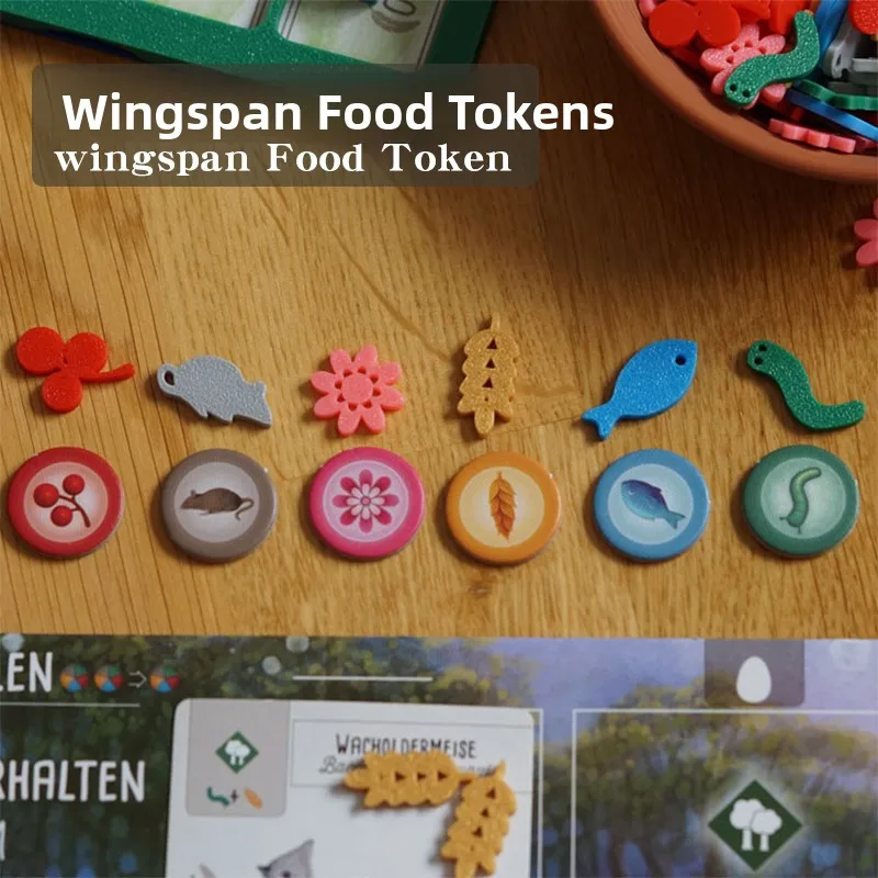 Upgraded Wingspan Token 3D Printed Plastic Game Piece Elegant Durability for Tabletop Games DIY Brand Customization Not Avail...