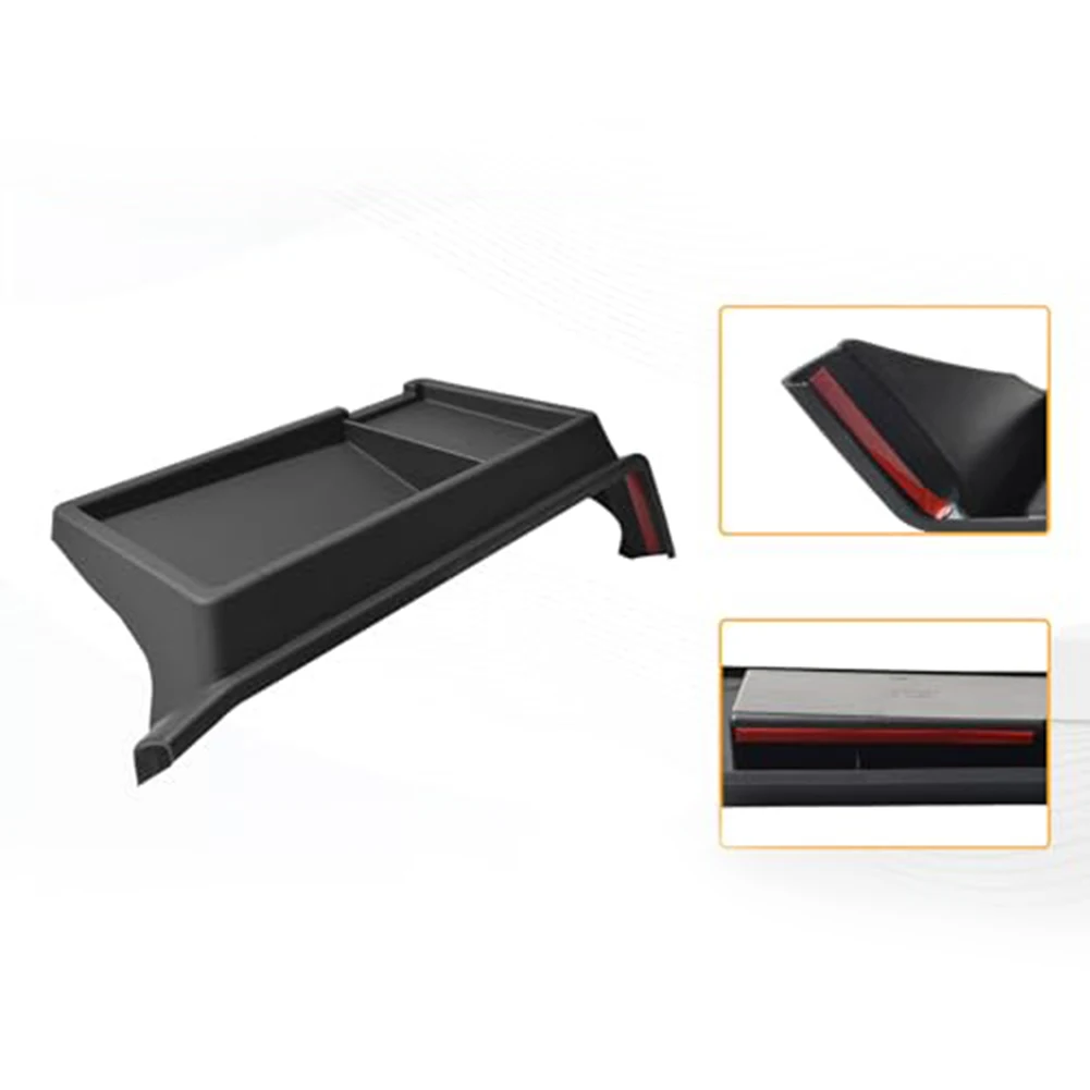 Caixa de armazenamento de carro de plástico 30*8*7cm para bmw x5 g05 para x6 g06 para x7 g07 2019-2022 console central do carro painel bandeja organizador