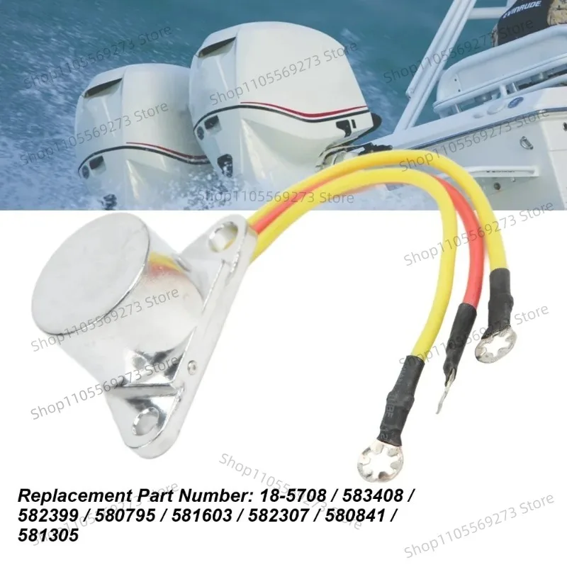 Voltage Regulator Rectifier 582399 3 Wires Aluminum Alloy Replacement Part Compatible with Johnson Evinrude