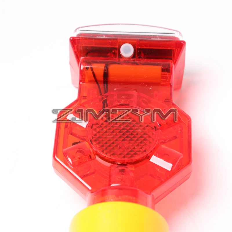 Solar Charging Traffic Warning Light Flashing Light LED Lamp for Construction Site Harbor Road Emergency Lighting