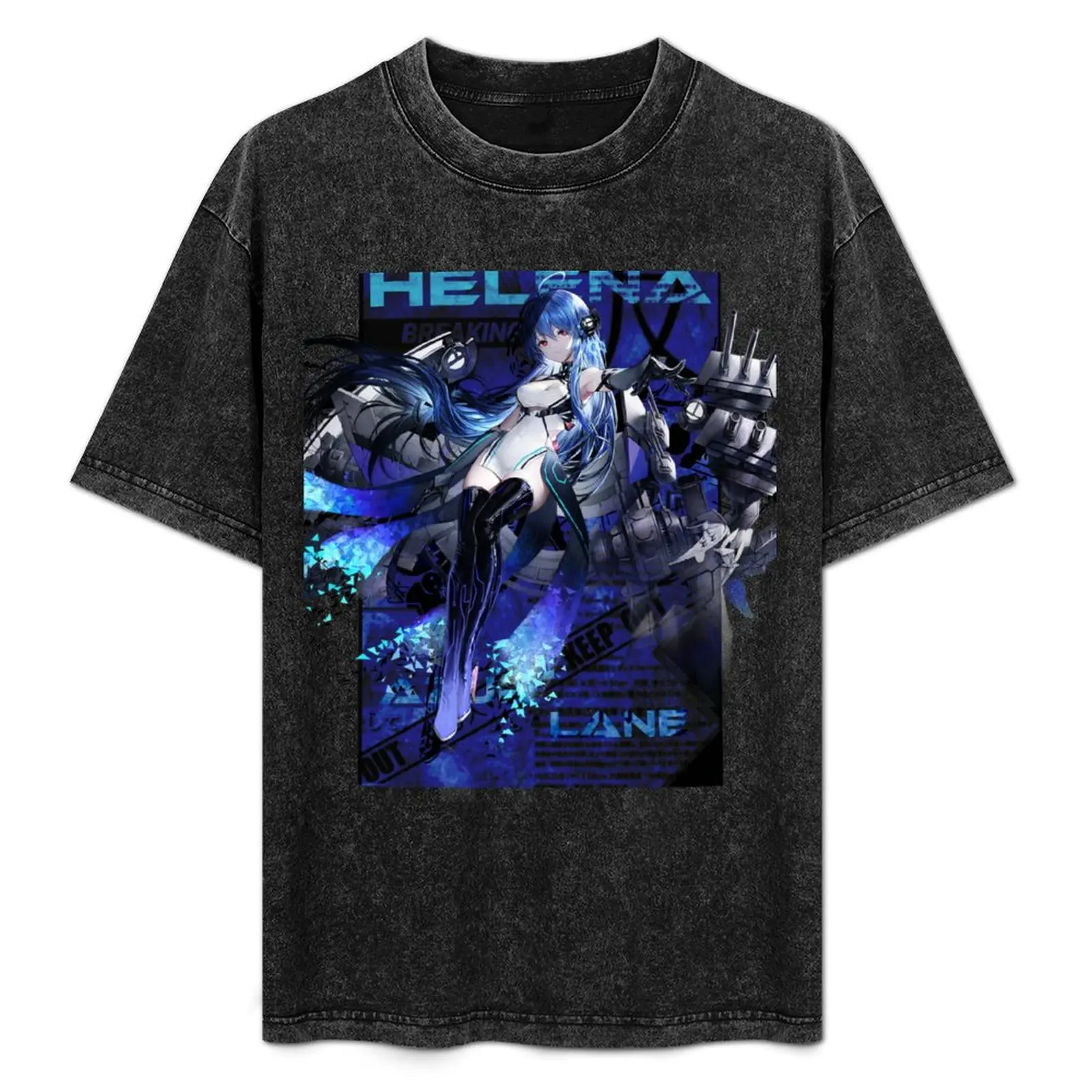 

Azur Lane Helena T-Shirt Relaxed Casual Short Sleeve Tee