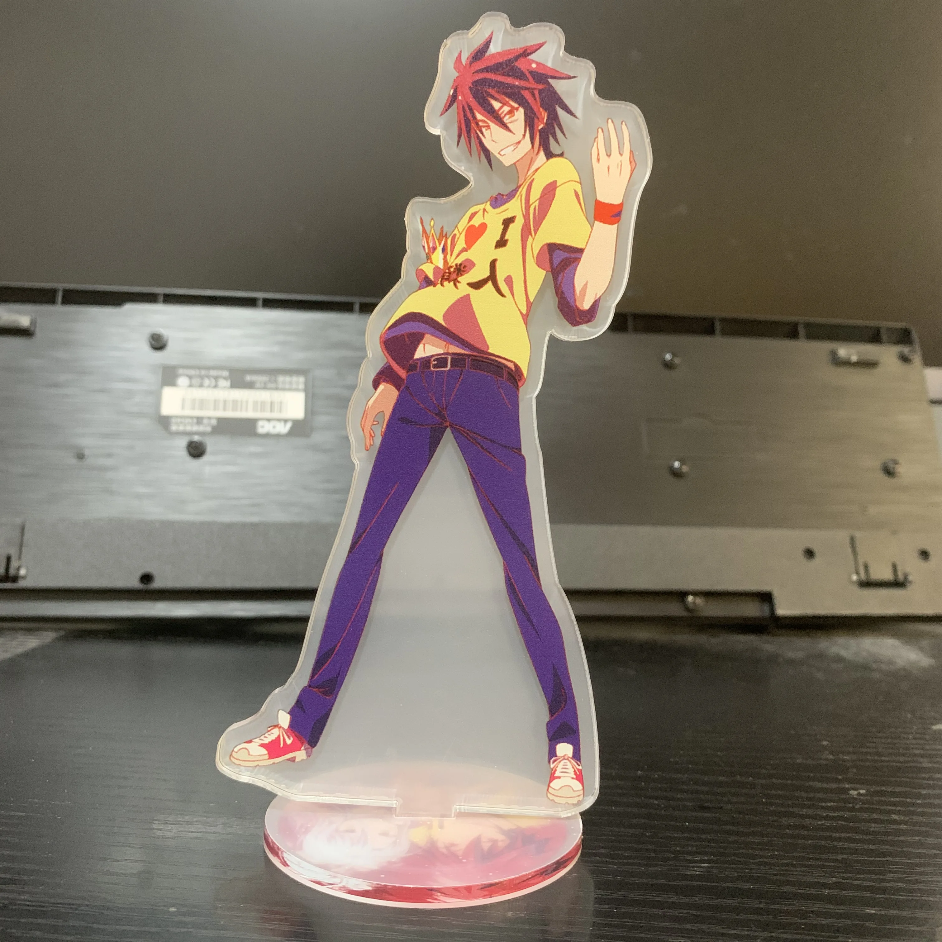 15CM Anime No Game No Life Figure Sora Shiro Action Figures Acrylic Model Standing Signs Decoration Fans Lovers Christmas Gifts